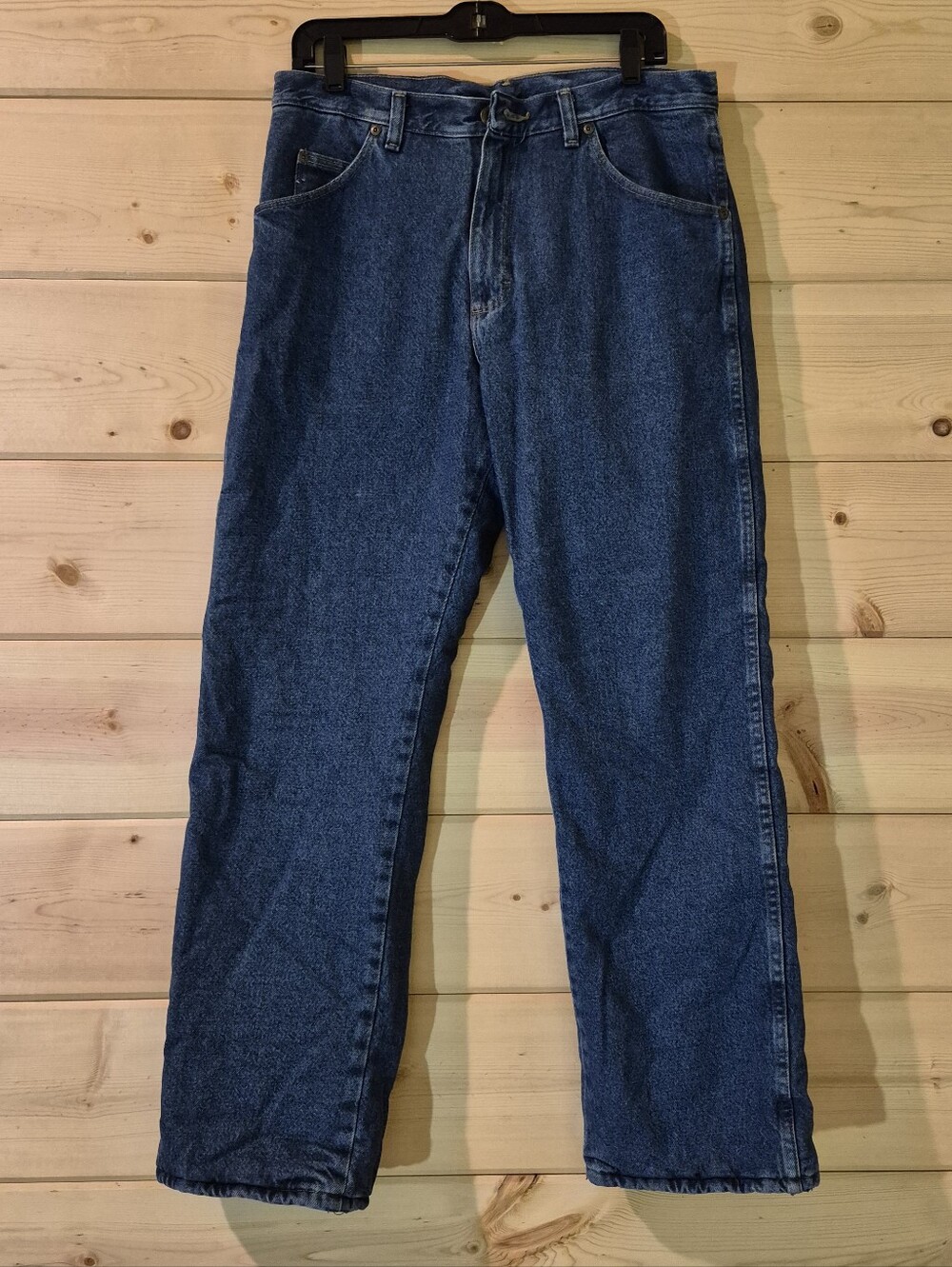 Wrangler Rugged Wear Fleece Lined Jeans Mens Size 32x30